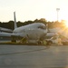 Photo of E-8C Joint STARS aircraft on the flight line at Robins Air Force Base