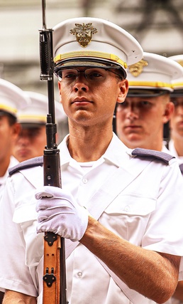 Class of 2025 cadets receive praise, cheer during Acceptance Day Parade