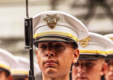 Class of 2025 cadets receive praise, cheer during Acceptance Day Parade