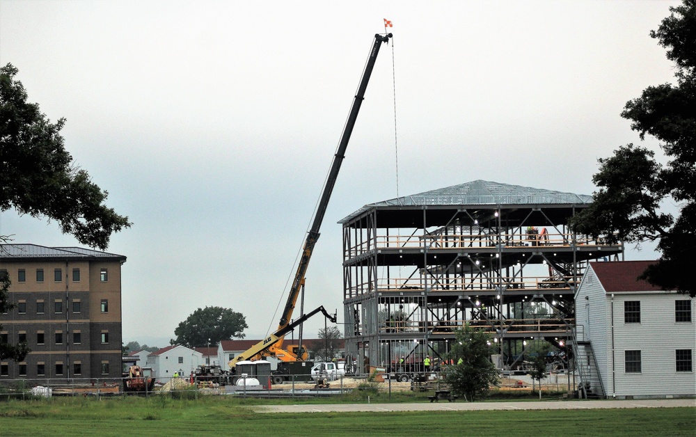 Army Corps of Engineers-managed barracks project, funded in fiscal year '20, continues at Fort McCoy