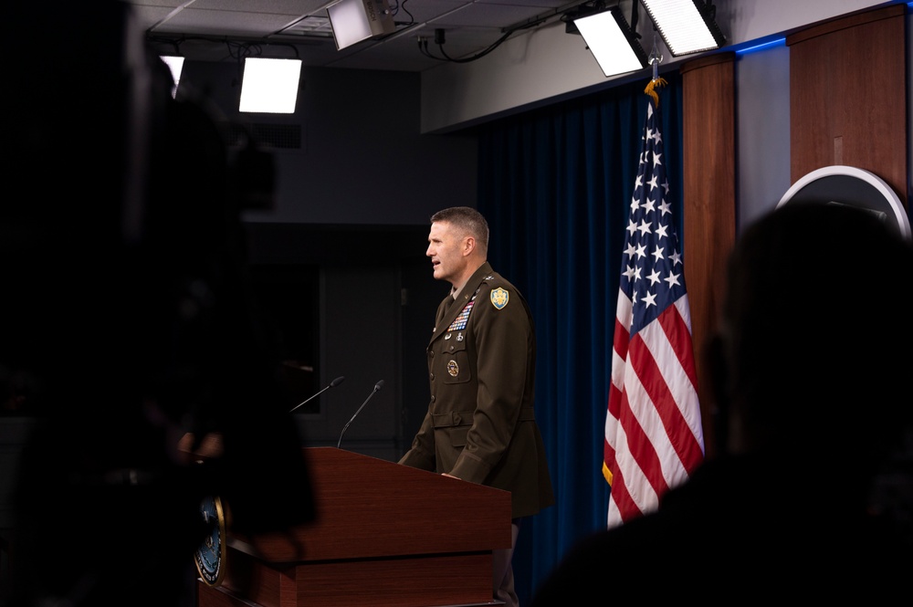 Pentagon Press Briefing