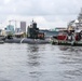 Norfolk Naval Shipyard sends future moored training ship USS San Francisco to Charleston
