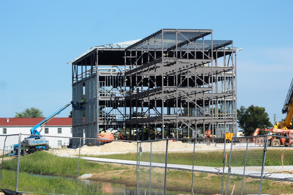 Army Corps of Engineers-managed barracks project, funded in fiscal year '20, continues at Fort McCoy