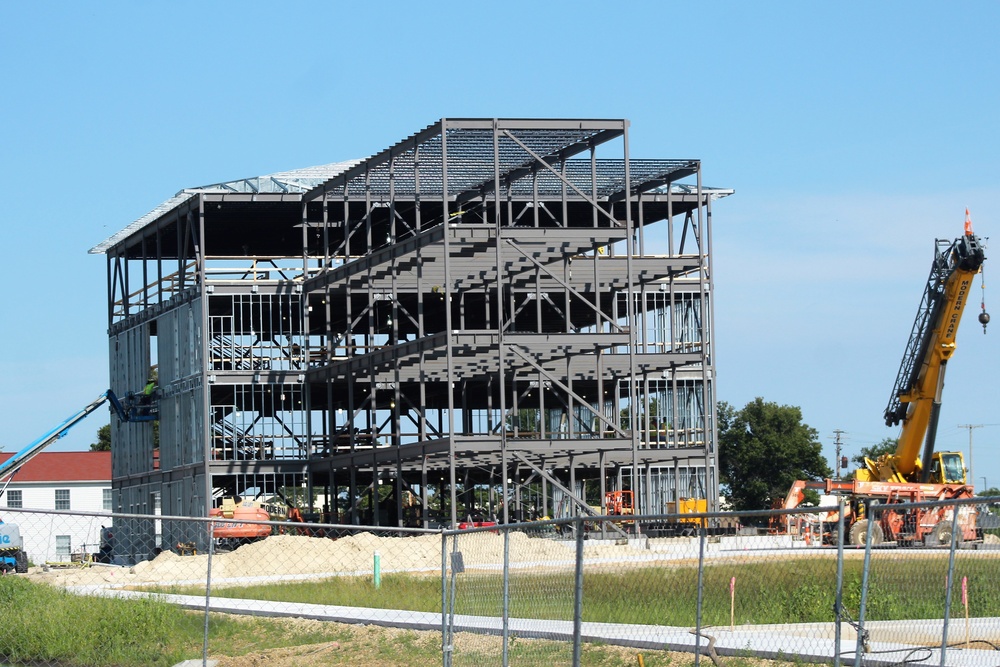 Army Corps of Engineers-managed barracks project, funded in fiscal year '20, continues at Fort McCoy