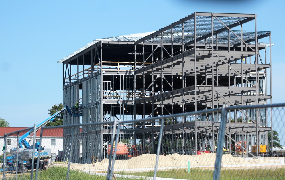 Army Corps of Engineers-managed barracks project, funded in fiscal year '20, continues at Fort McCoy