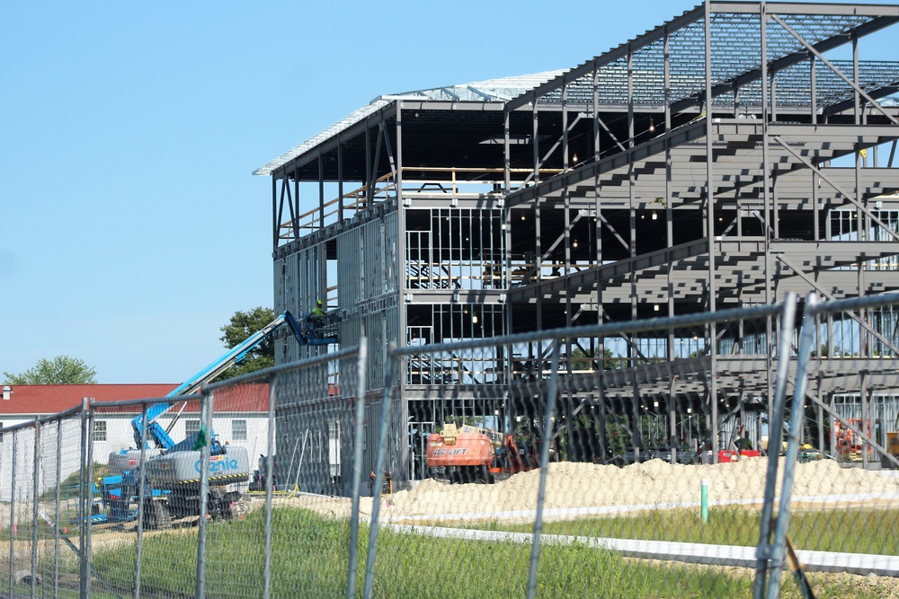 Army Corps of Engineers-managed barracks project, funded in fiscal year '20, continues at Fort McCoy