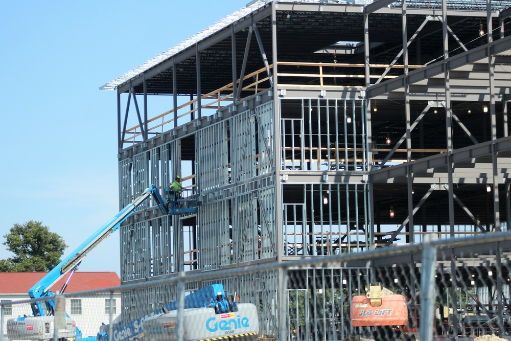 Army Corps of Engineers-managed barracks project, funded in fiscal year '20, continues at Fort McCoy