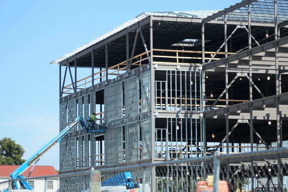 Army Corps of Engineers-managed barracks project, funded in fiscal year '20, continues at Fort McCoy