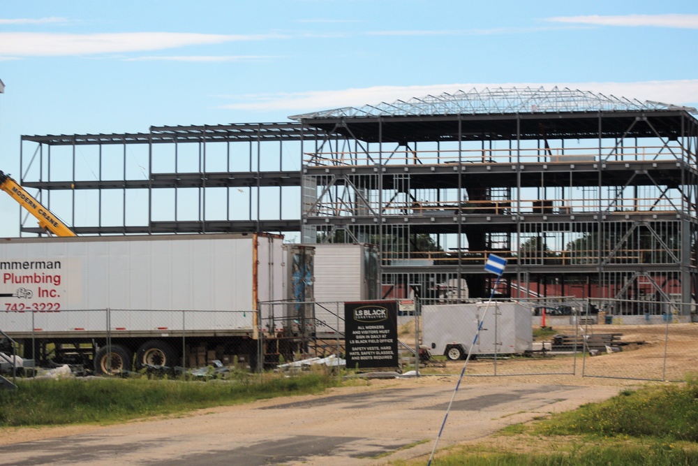 Army Corps of Engineers-managed barracks project, funded in fiscal year '20, continues at Fort McCoy