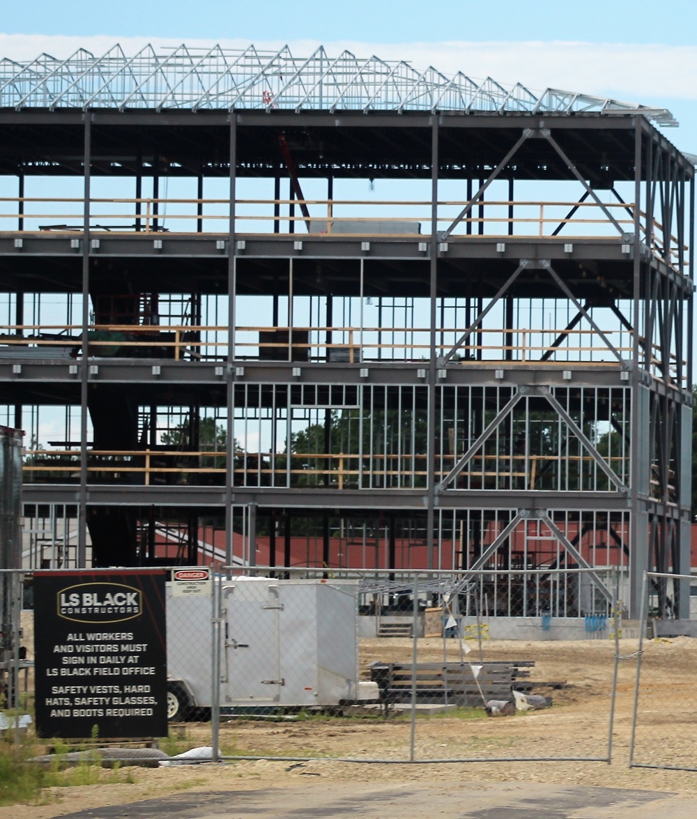 Army Corps of Engineers-managed barracks project, funded in fiscal year '20, continues at Fort McCoy