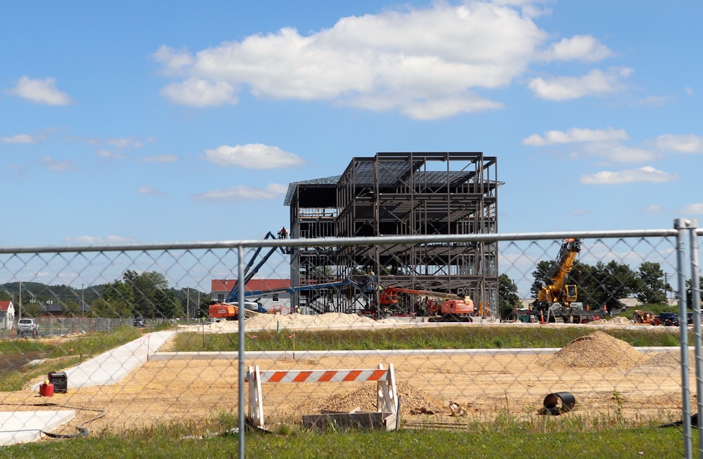 Army Corps of Engineers-managed barracks project, funded in fiscal year '20, continues at Fort McCoy