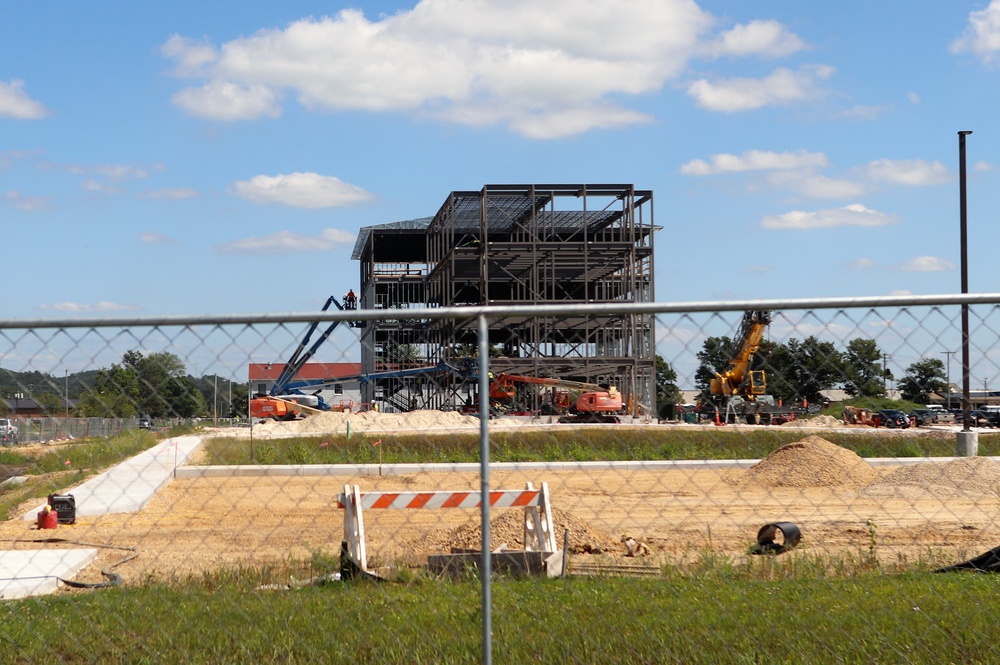 Army Corps of Engineers-managed barracks project, funded in fiscal year '20, continues at Fort McCoy