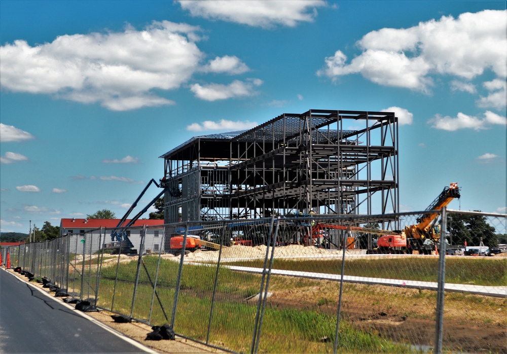 Army Corps of Engineers-managed barracks project, funded in fiscal year '20, continues at Fort McCoy