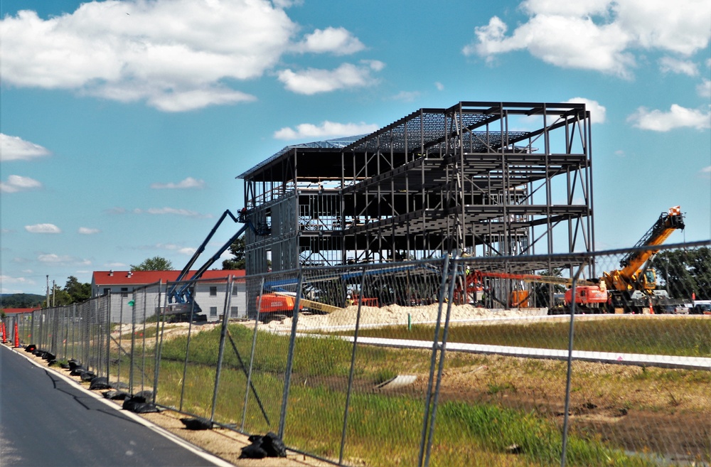 Army Corps of Engineers-managed barracks project, funded in fiscal year '20, continues at Fort McCoy