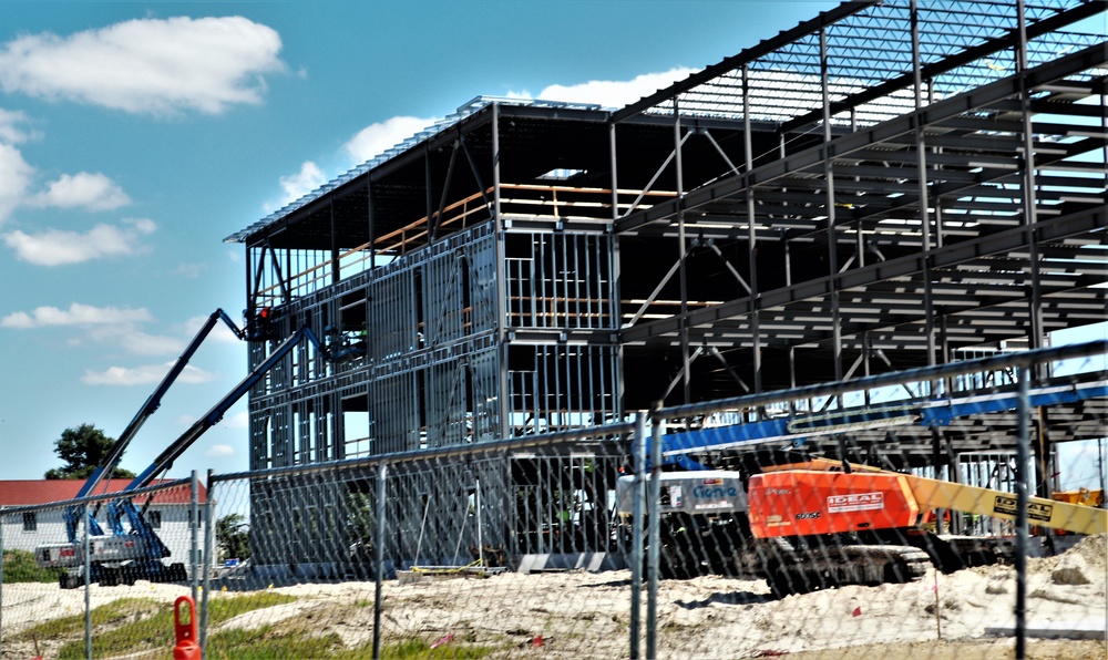 Army Corps of Engineers-managed barracks project, funded in fiscal year '20, continues at Fort McCoy