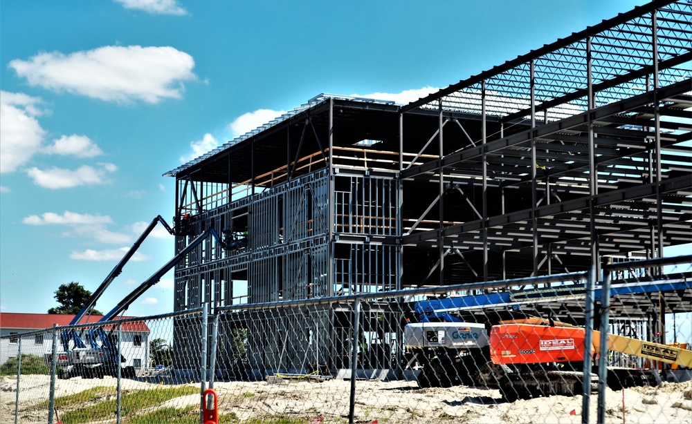 Army Corps of Engineers-managed barracks project, funded in fiscal year '20, continues at Fort McCoy