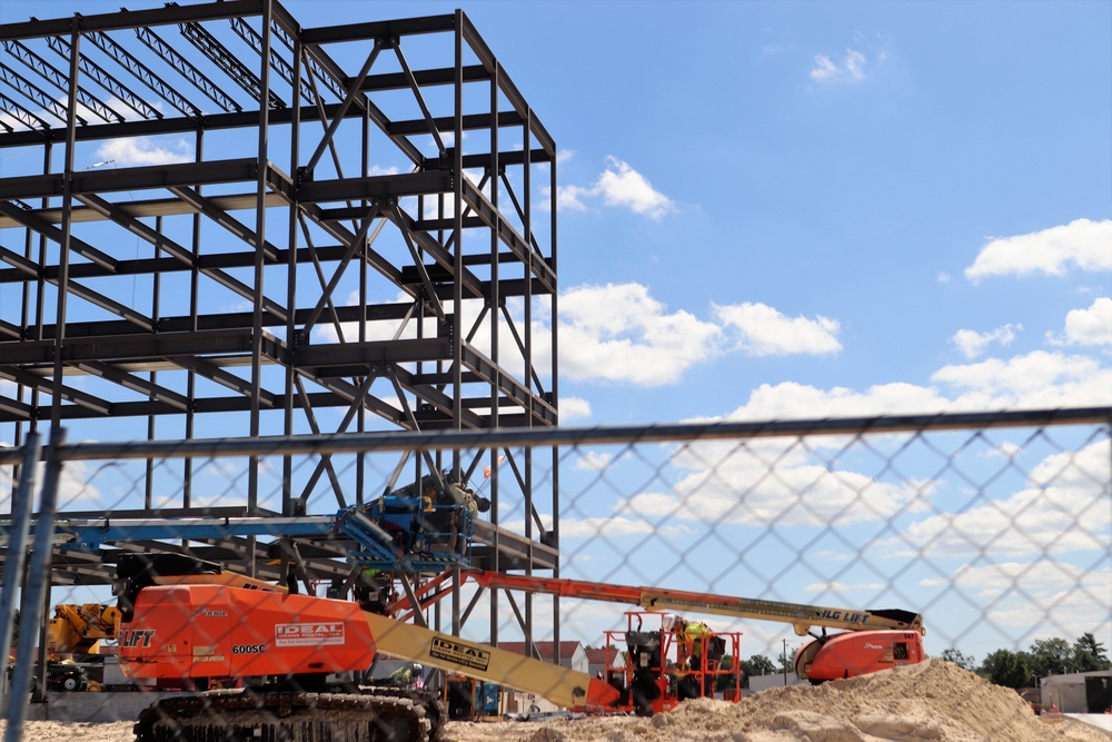 Army Corps of Engineers-managed barracks project, funded in fiscal year '20, continues at Fort McCoy