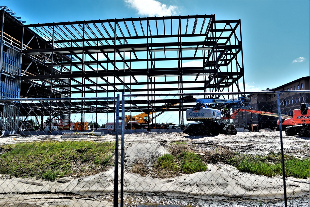 Army Corps of Engineers-managed barracks project, funded in fiscal year '20, continues at Fort McCoy