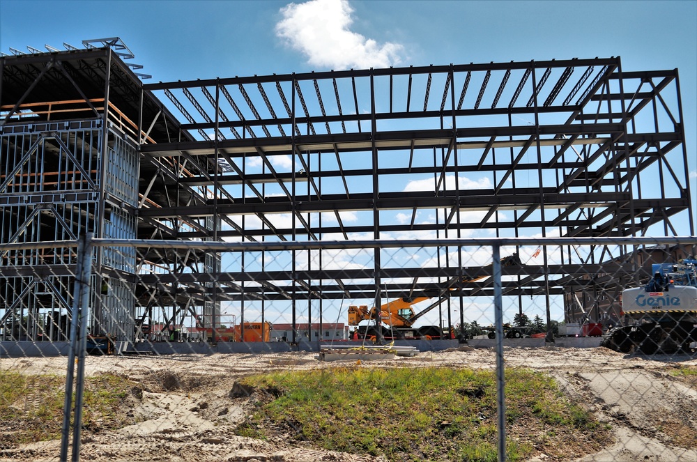 Army Corps of Engineers-managed barracks project, funded in fiscal year '20, continues at Fort McCoy