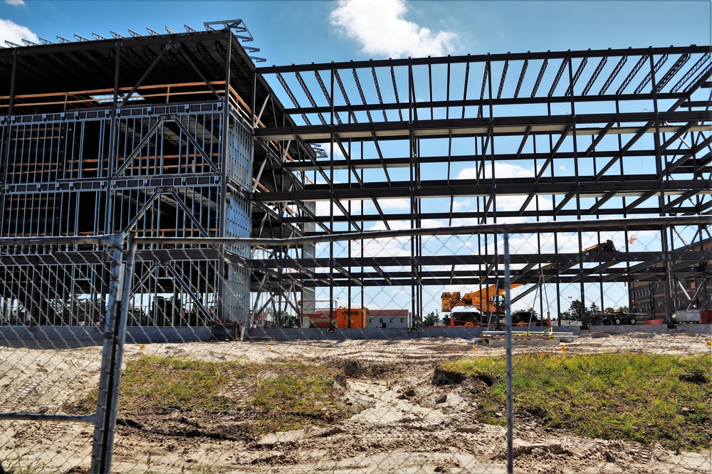 Army Corps of Engineers-managed barracks project, funded in fiscal year '20, continues at Fort McCoy