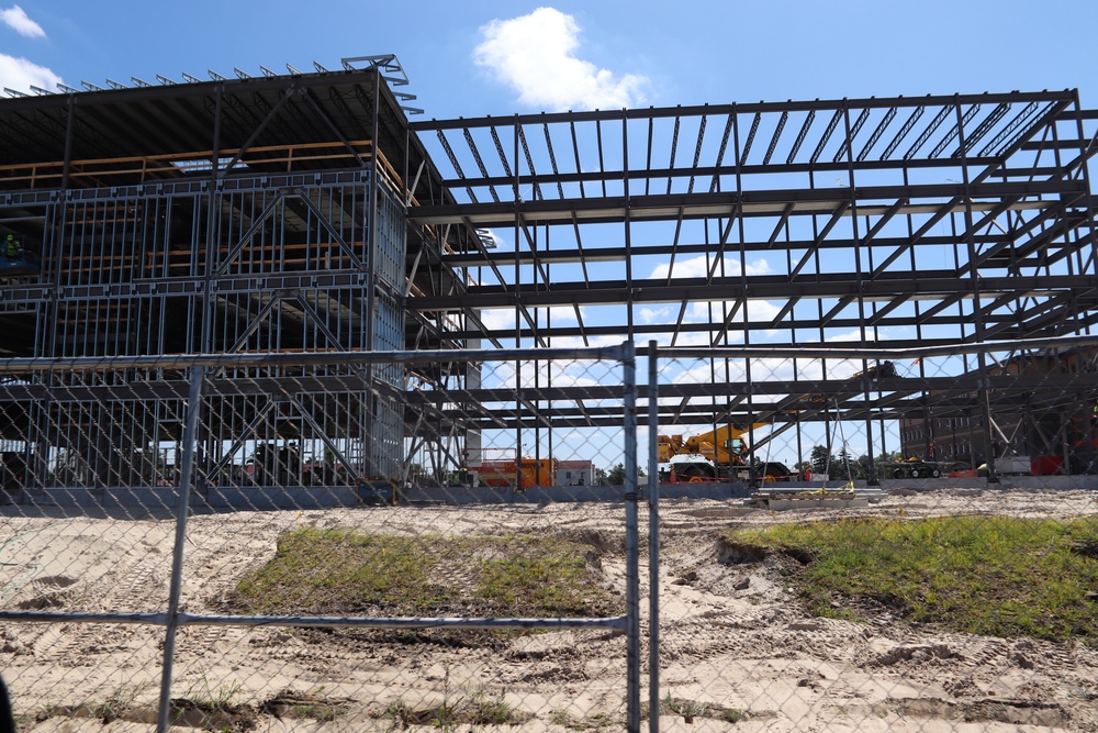 Army Corps of Engineers-managed barracks project, funded in fiscal year '20, continues at Fort McCoy