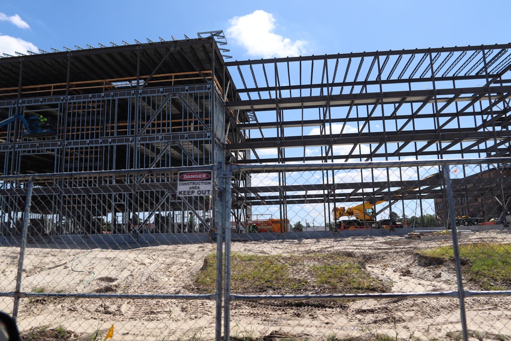 Army Corps of Engineers-managed barracks project, funded in fiscal year '20, continues at Fort McCoy