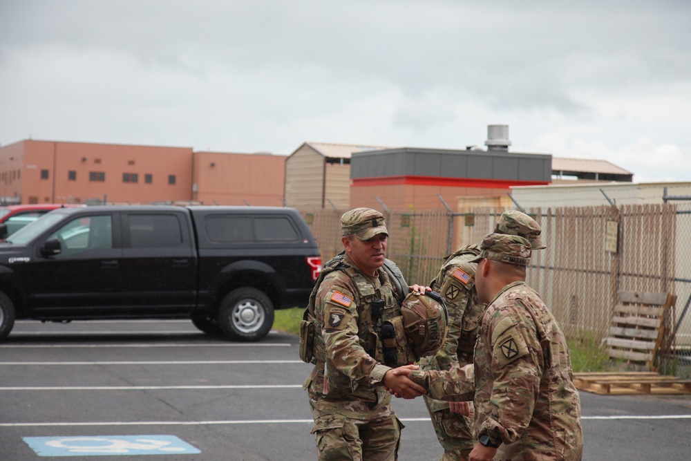 10th MTN DIV CSM Flies With 10th CAB