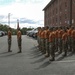 Warrant Officer Candidate School Class 21-301 holds sign, song and hat ceremony