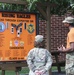 Warrant Officer Candidate School Class 21-301 holds sign, song and hat ceremony