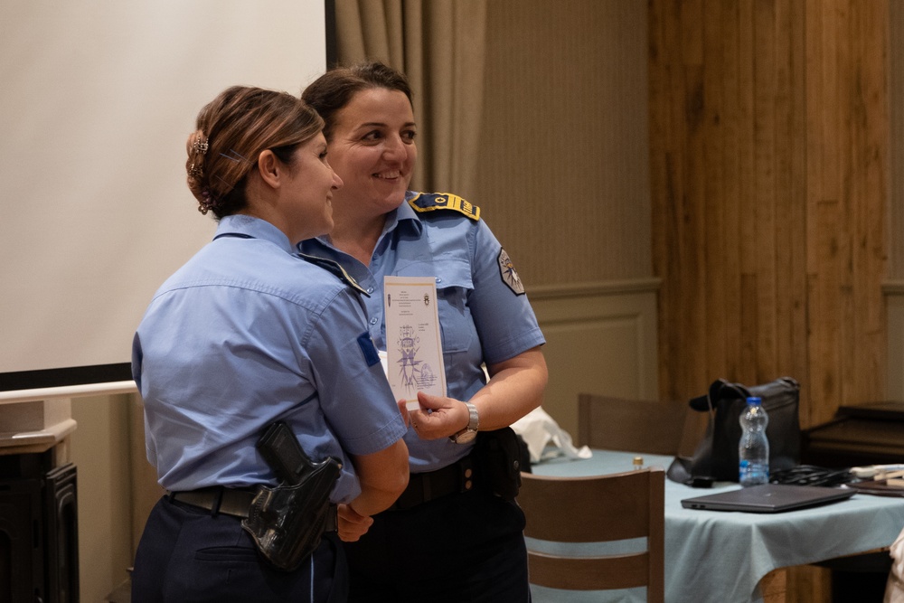 Kosovo Police Women's Association hosts, &quot;Leadership Training Day,&quot; in Pristina.