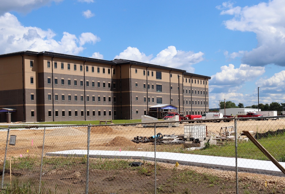 Fiscal 2019-funded barracks project is closer to completion at Fort McCoy