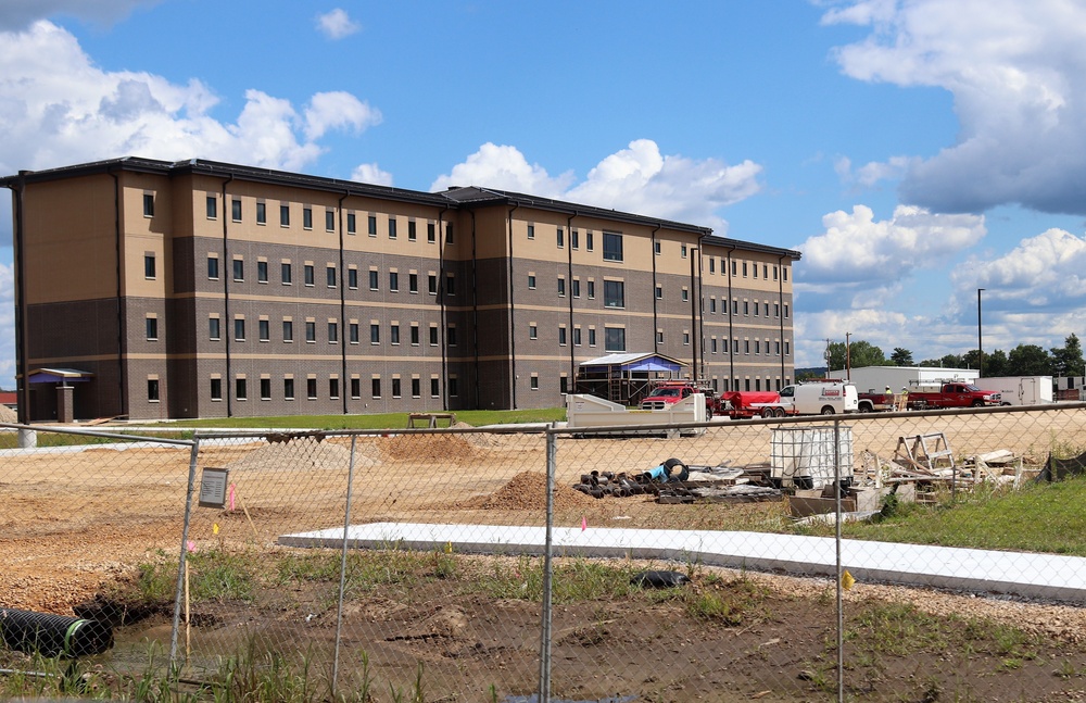 Fiscal 2019-funded barracks project is closer to completion at Fort McCoy