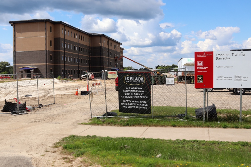 Fiscal 2019-funded barracks project is closer to completion at Fort McCoy