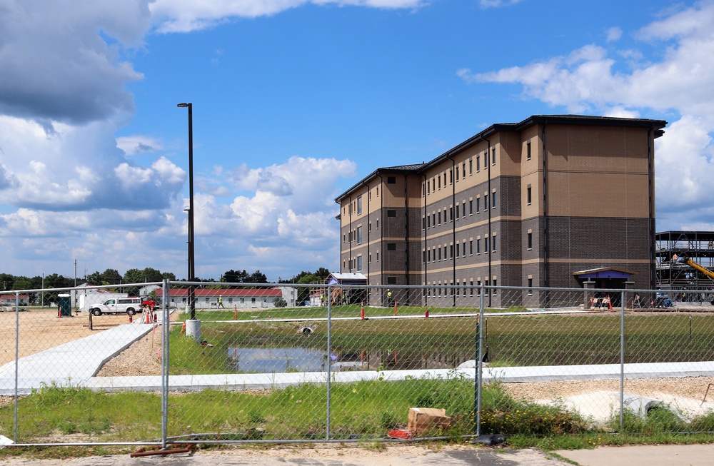 Fiscal 2019-funded barracks project is closer to completion at Fort McCoy