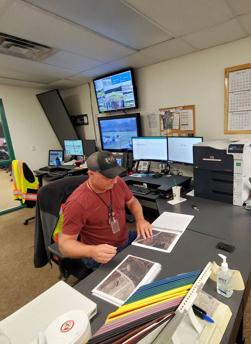 Airfield operations at Fort McCoy