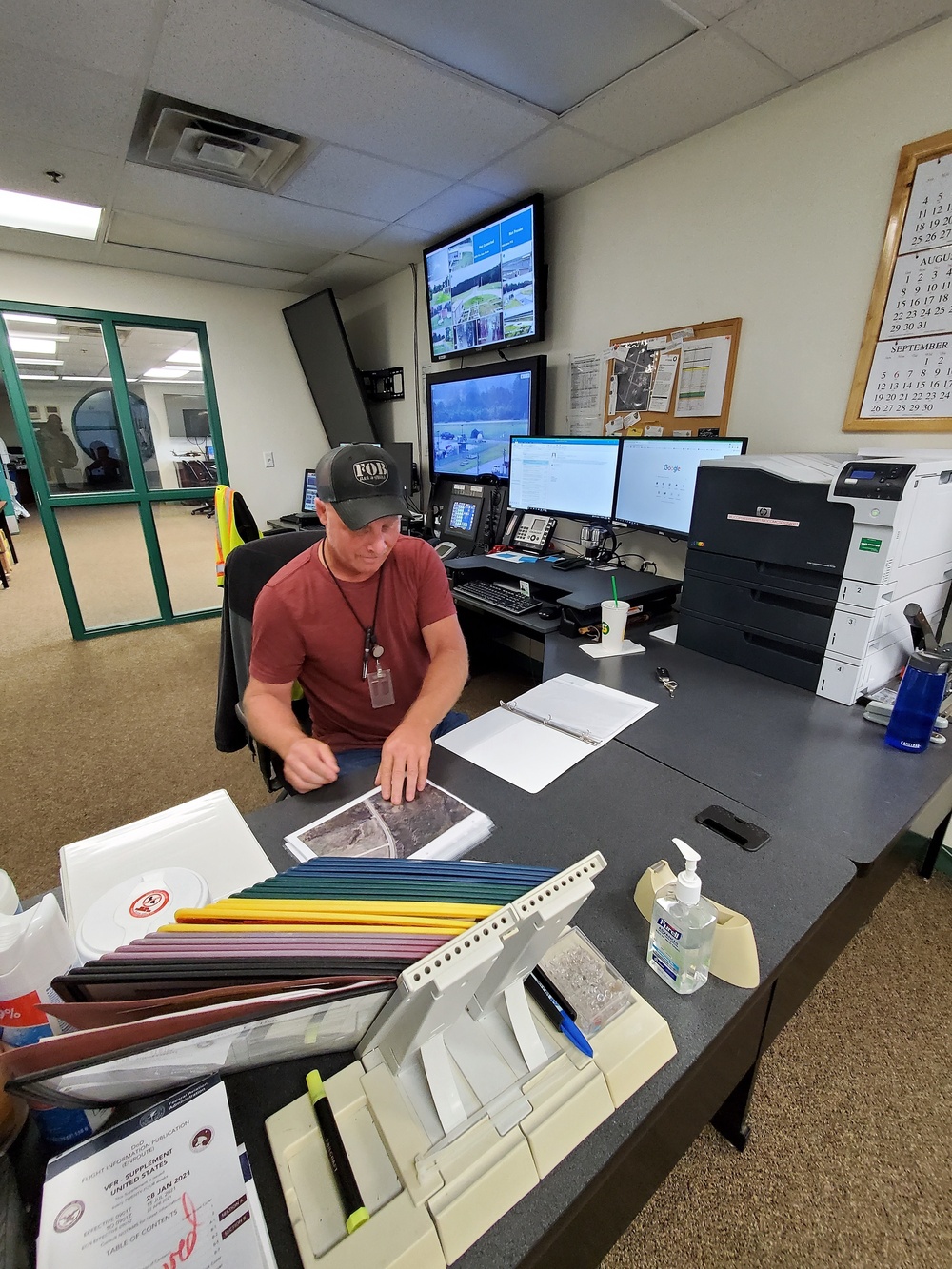 Airfield operations at Fort McCoy