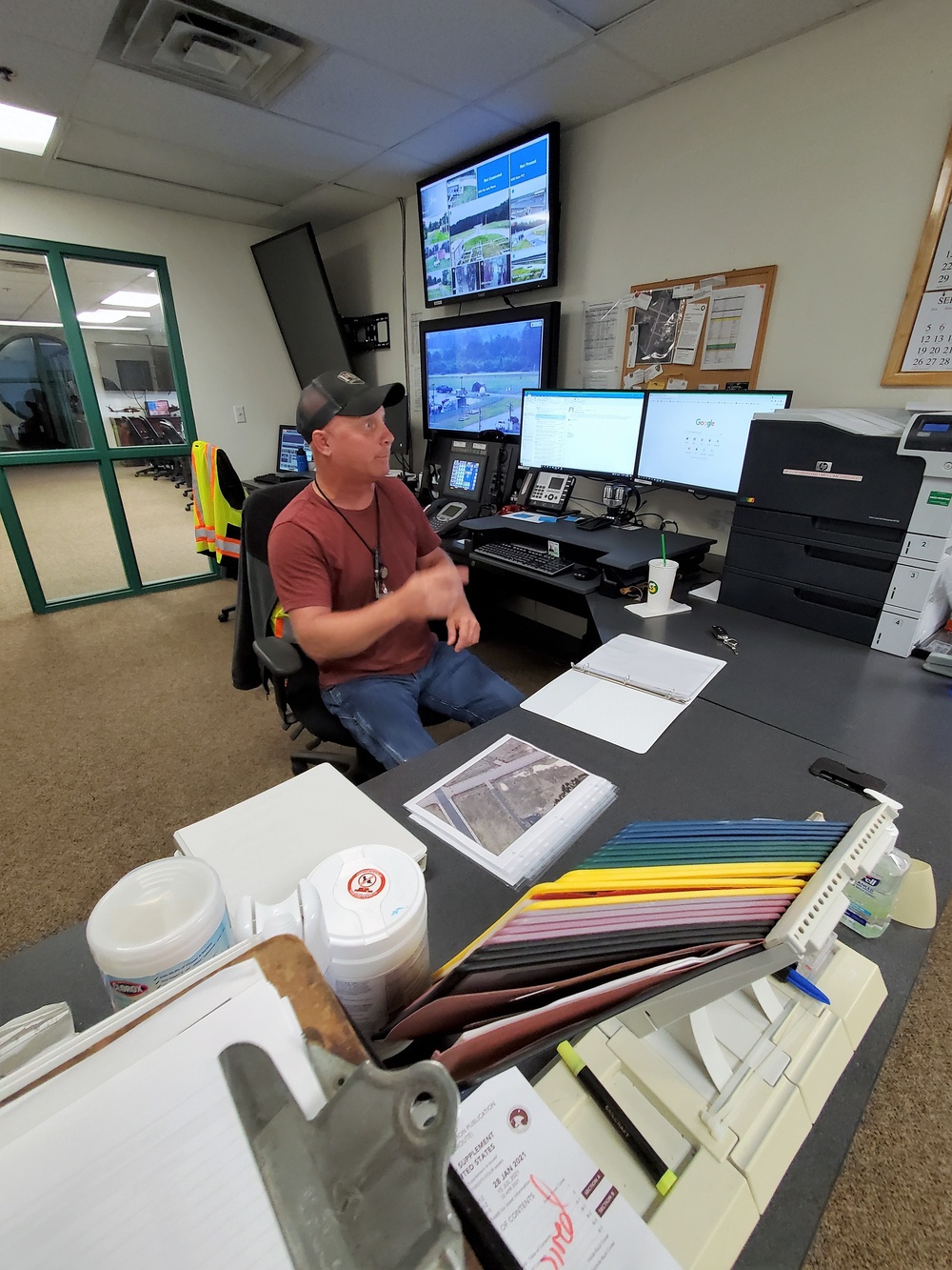 Airfield operations at Fort McCoy