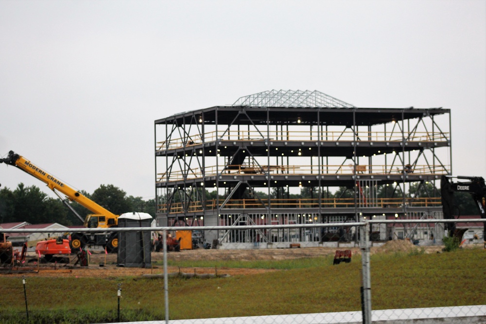 Army Corps of Engineers-managed barracks project, funded in fiscal year '20, continues at Fort McCoy