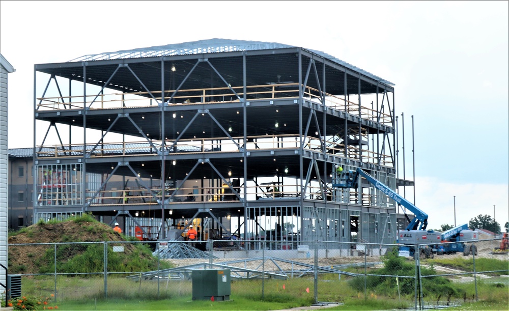Army Corps of Engineers-managed barracks project, funded in fiscal year '20, continues at Fort McCoy