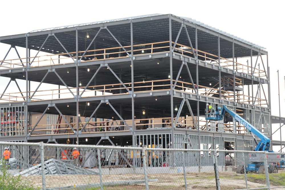 Army Corps of Engineers-managed barracks project, funded in fiscal year '20, continues at Fort McCoy