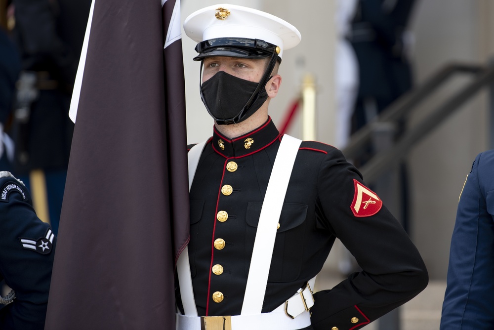 Defense Secretary Austin Hosts Qatari Defense Minister