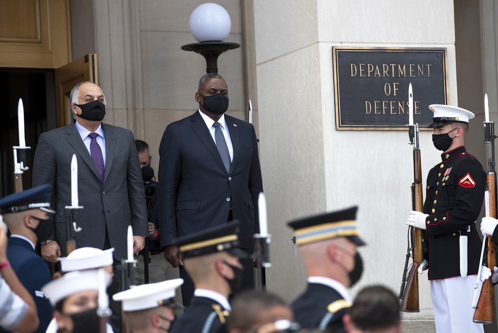 Defense Secretary Austin Hosts Qatari Defense Minister