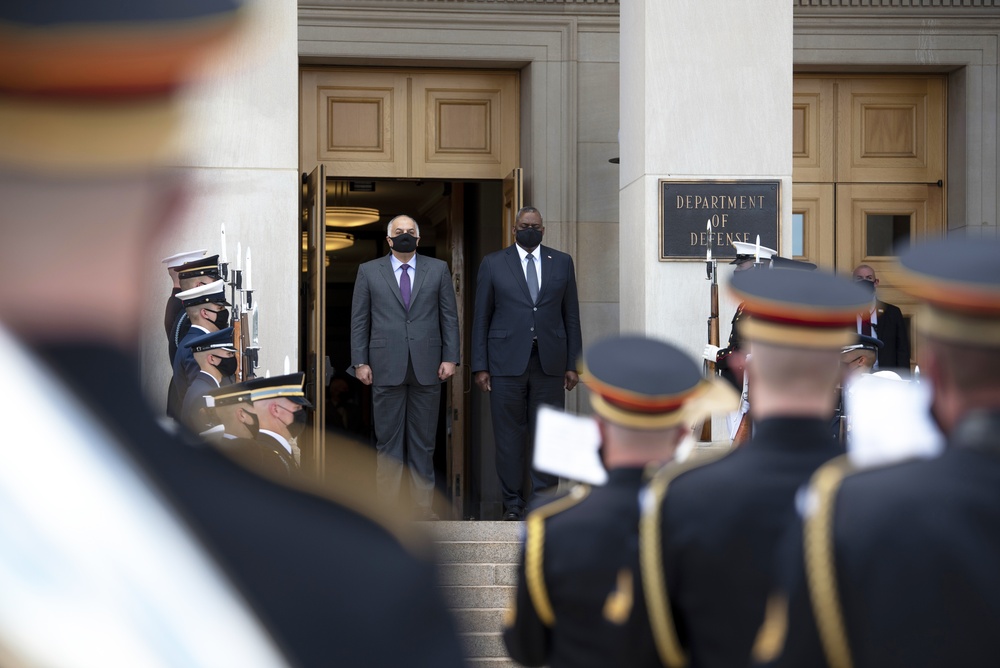 Defense Secretary Austin Hosts Qatari Defense Minister