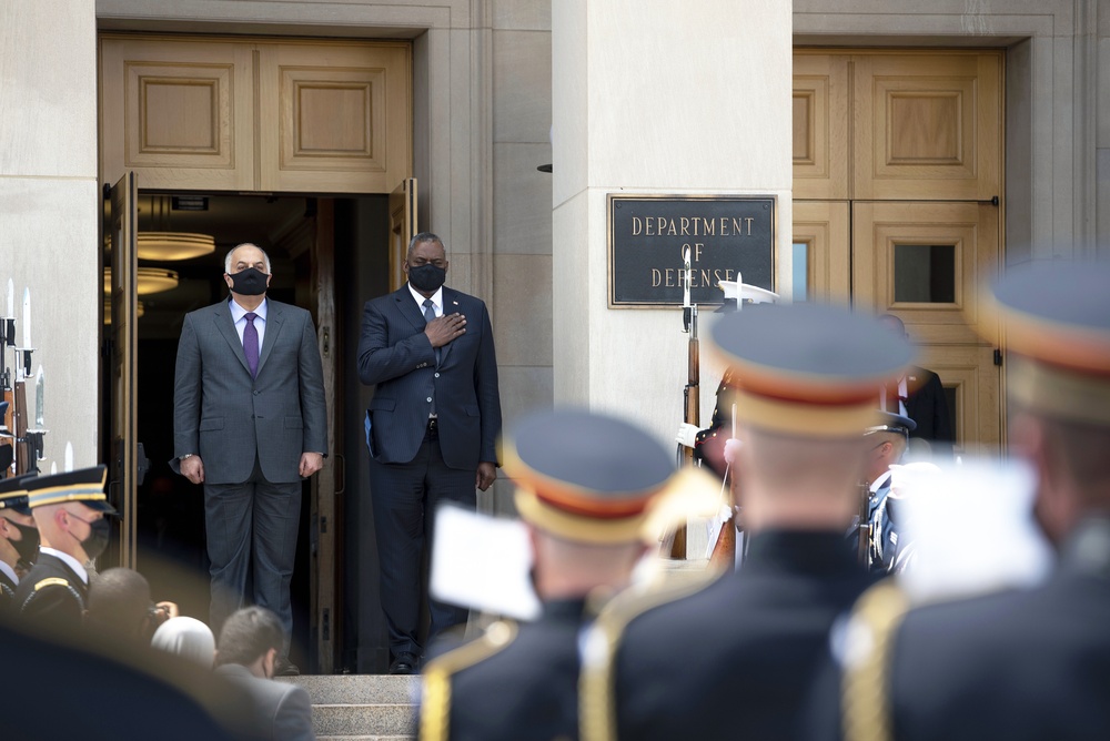 Defense Secretary Austin Hosts Qatari Defense Minister