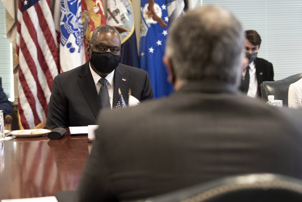 Defense Secretary Austin Hosts Qatari Defense Minister