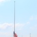 Flag-raising duty at Fort McCoy