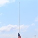 Flag-raising duty at Fort McCoy