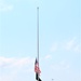 Flag-raising duty at Fort McCoy