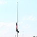 Flag-raising duty at Fort McCoy