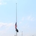 Flag-raising duty at Fort McCoy